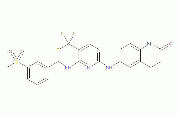 6-[(4-((3-(Methanesulfonyl)benzyl)aMino)-5-trifluoroMethylpyriMidin-2-yl)aMino]-3,4-dihydro-1H-quinolin-2-one