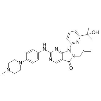 2-allyl-1-(6-(2-hydroxypropan-2-yl)pyridin-2-yl)-6-(4-(4-methylpiperazin-1-yl)phenylamino)-1,2-dihydropyrazolo[3,4-d]pyrimidin-3-one