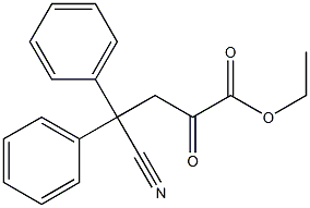 Ethyl 4-cyano-2-oxo-4,4-diphenylbutanoate