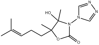 2-Oxazolidinone, 4-hydroxy-4,5-dimethyl-5-(4-methyl-3-penten-1-yl)-3-(4H-1,2,4-triazol-4-yl)-