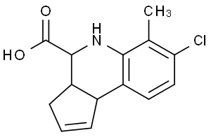 7-CHLORO-6-METHYL-3A,4,5,9B-TETRAHYDRO-3H-CYCLOPENTA[C]QUINOLINE-4-CARBOXYLIC ACID