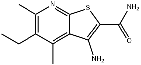 3-氨基-5-乙基-4,6-二甲基噻吩并[2,3-b]吡啶-2-甲酰胺