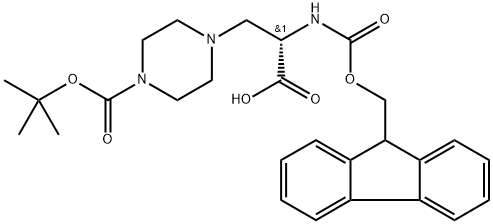 (S)-4-[2-羧基-2-(9H-芴-9-甲氧基羰基氨基)-乙基]-哌嗪-1-羧酸叔丁酯