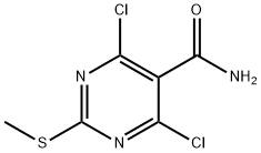 4,6-二氯-2-(甲基硫代)嘧啶-5-羧酰胺