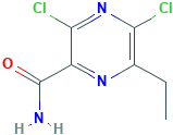 3,5-dichloro-6-ethyl-2-Pyrazinecarboxamide