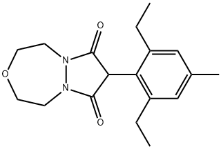 8-(2,6-二乙基-4-甲基苯)-1,2,4,5-四氢吡唑[1,2-D][1,4,5]氧二氮-7,9-二酮