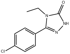 5-(4chlorophenyl)-4-ethyl-2,4-dihydro-3H-1,2,4-triazol-3-one 5-(4-chloro-phenyl)-4-ethyl-2,4-dihydro-[1,2,4]triazol-3-one