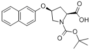 (2S,4S)-1-(TERT-BUTOXYCARBONYL)-4-(2-NAPHTHYLOXY)-2-PYRROLIDINECARBOXYLIC ACID