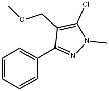 1H-Pyrazole, 5-chloro-4-(methoxymethyl)-1-methyl-3-phenyl-