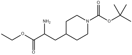 4-Piperidinepropanoic acid, α-amino-1-[(1,1-dimethylethoxy)carbonyl]-, ethyl ester