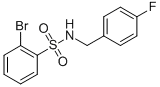 2-Bromo-N-(4-fluoroBenzyl)Benzenesulphonamide