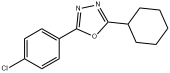 1,3,4-Oxadiazole, 2-(4-chlorophenyl)-5-cyclohexyl-