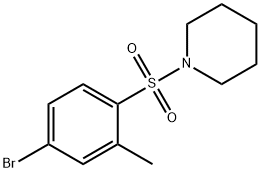 1-((4-bromo-2-methylphenyl)sulfonyl)piperidine