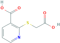 2-[(CARBOXYMETHYL)THIO]NICOTINIC ACID