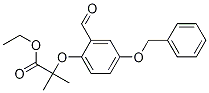 Propanoic acid, 2-[2-forMyl-4-(phenylMethoxy)phenoxy]-2-Methyl-, ethyl ester