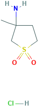 (3-Methyl-1,1-dioxidotetrahydro-3-thienyl)amine hydrochloride
