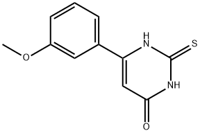 2,3-dihydro-6-(3-methoxyphenyl)-2-thioxo-4(1H)-Pyrimidinone