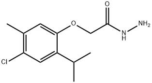 Acetic acid, 2-[4-chloro-5-methyl-2-(1-methylethyl)phenoxy]-, hydrazide