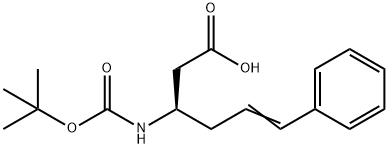 Boc-(R)-3-氨基-(6-苯基)-5-烯己酸