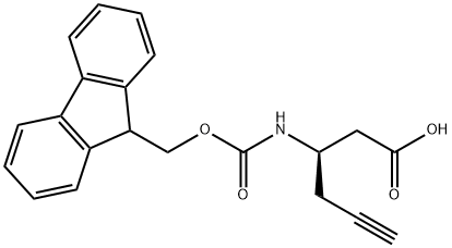 Fmoc-(R)-3-氨基-5-炔己酸