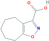 5,6,7,8-TETRAHYDRO-4 H-CYCLOHEPTA[ D ]ISOXAZOLE-3-CARBOXYLIC ACID