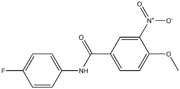 N-(4-fluorophenyl)-4-methoxy-3-nitrobenzamide