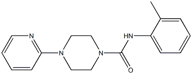 N-(2-methylphenyl)-4-pyridin-2-ylpiperazine-1-carboxamide