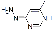 4(1H)-Pyrimidinone, 6-methyl-, hydrazone (9CI)