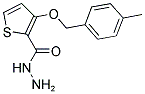 3-[(4-METHYLBENZYL)OXY]-2-THIOPHENECARBOHYDRAZIDE