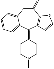 4-(1-甲基-4-哌啶基亚基)-4H-苯并[4,5]环庚并[1,2-D]噻吩-10(9H)-酮