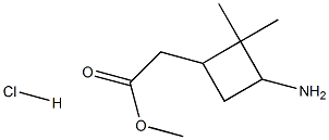 (3-Amino-2,2-dimethylcyclobutyl)acetic acid methyl ester hydrochloride