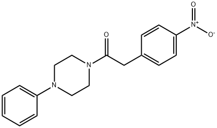 Ethanone, 2-(4-nitrophenyl)-1-(4-phenyl-1-piperazinyl)-