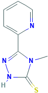 4-Methyl-5-pyridin-2-yl-4H-1,2,4-triazole-3-thiol