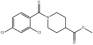 4-Piperidinecarboxylic acid, 1-(2,4-dichlorobenzoyl)-, methyl ester