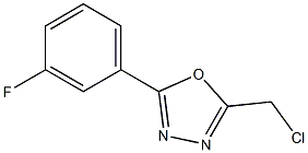 2-(chloromethyl)-5-(3-fluorophenyl)-1,3,4-oxadiazole(SALTDATA: FREE)