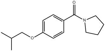 1-[4-(2-methylpropoxy)benzoyl]pyrrolidine