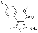 2-AMINO-4-(4-CHLORO-PHENYL)-5-METHYL-THIOPHENE-3-CARBOXYLIC ACID METHYL ESTER