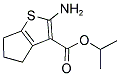 2-AMINO-5,6-DIHYDRO-4 H-CYCLOPENTA[ B ]THIOPHENE-3-CARBOXYLIC ACID ISOPROPYL ESTER