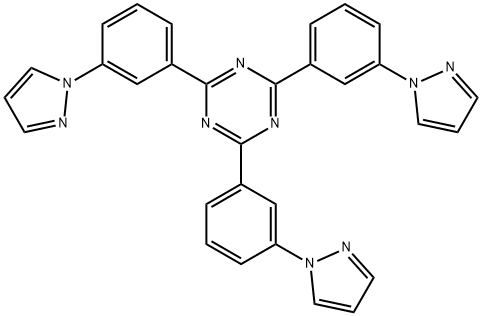 2,4,6-三(3-(1H-吡唑-1-基)苯基)-1,3,5-三嗪