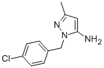 2-(4-CHLORO-BENZYL)-5-METHYL-2H-PYRAZOL-3-YLAMINE