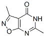 Isoxazolo[5,4-d]pyrimidin-4(5H)-one, 3,6-dimethyl- (9CI)