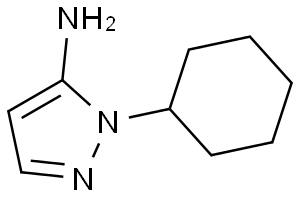 2-cyclohexylpyrazol-3-amine