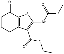 Ethyl 2-[(methoxycarbonyl)amino]-7-oxo-4,5,6,7-tetrahydro-1-benzothiophene-3-carboxylate