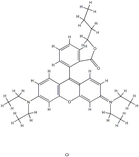 9-[2-(Butoxycarbonyl)phenyl]-3,6-bis(diethylamino) xanthylium chloride