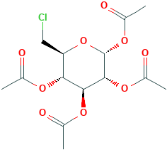 6-Chloro-6-deoxy-α-D-glucopyranose 1,2,3,4-tetraacetate