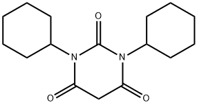 2,4,6(1H,3H,5H)-Pyrimidinetrione, 1,3-dicyclohexyl-