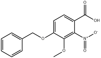 3-甲氧基-2-硝基-4-(苯基甲氧基)苯甲酸