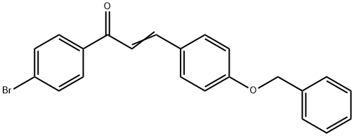 (2E)-3-[4-(苄氧基)苯基]-1-(4-溴苯基)丙-2-烯-1-酮