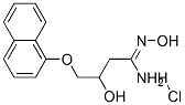 4-(1-naphthoxy)-3-hydroxybutyramide oxime hydrochloride