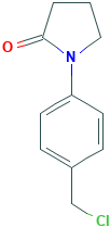 1-[4-(chloromethyl)phenyl]-2-pyrrolidone